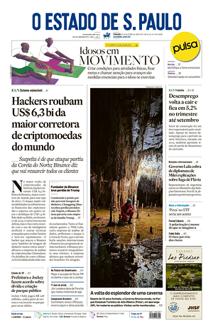 Prima pagina O Estado de S. Paulo di oggi - Quotidiano estero