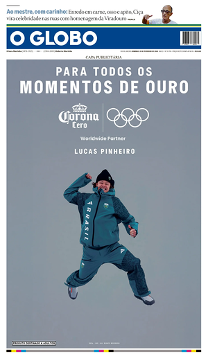 Prima pagina O Globo di oggi - Quotidiano estero