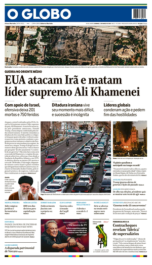 Prima pagina O Globo di oggi - Quotidiano estero