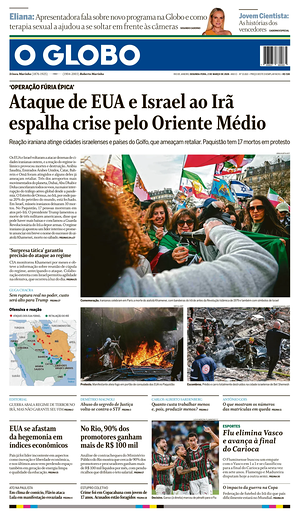 Prima pagina O Globo di oggi - Quotidiano estero