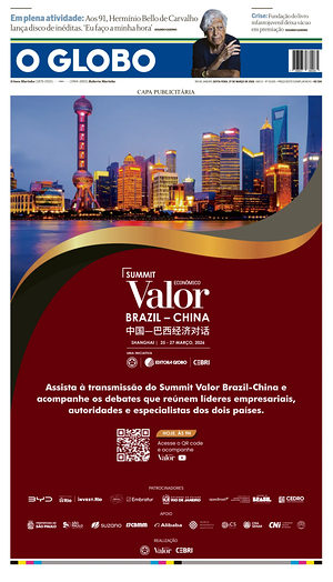 Prima pagina O Globo di oggi - Quotidiano estero