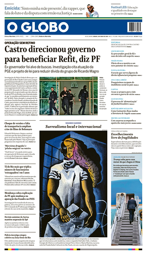 Prima pagina O Globo di oggi - Quotidiano estero
