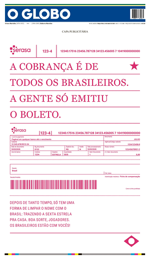 Prima pagina O Globo di oggi - Quotidiano estero