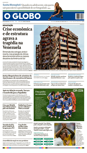 Prima pagina O Globo di oggi - Quotidiano estero