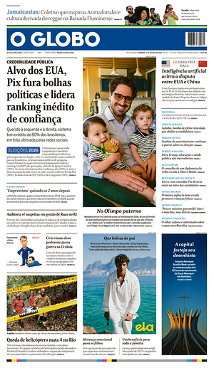 Prima pagina O Globo di oggi - Quotidiano estero