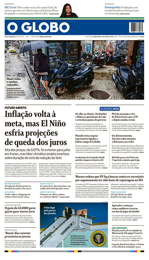 Prima pagina O Globo di oggi - Quotidiano estero