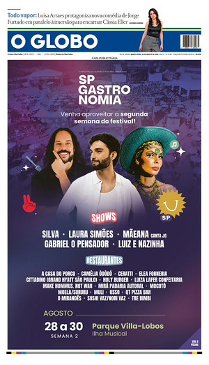 Prima pagina O Globo di oggi - Quotidiano estero