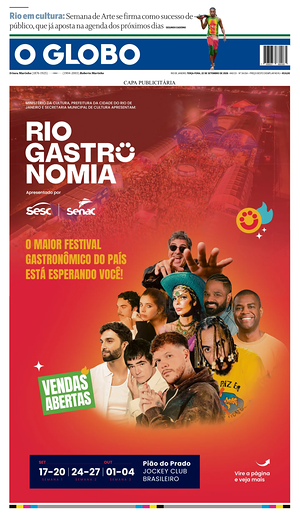 Prima pagina O Globo di oggi - Quotidiano estero
