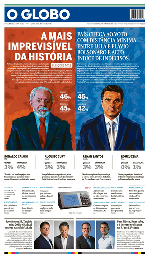 Prima pagina O Globo di oggi - Quotidiano estero