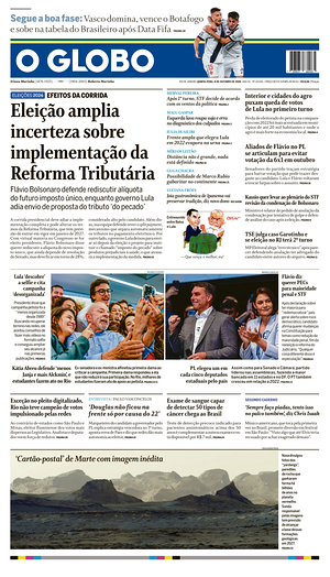 Prima pagina O Globo di oggi - Quotidiano estero