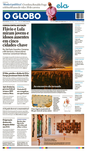 Prima pagina O Globo di oggi - Quotidiano estero
