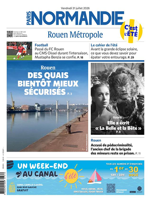 Une de Paris Normandie du jour - Journal régional