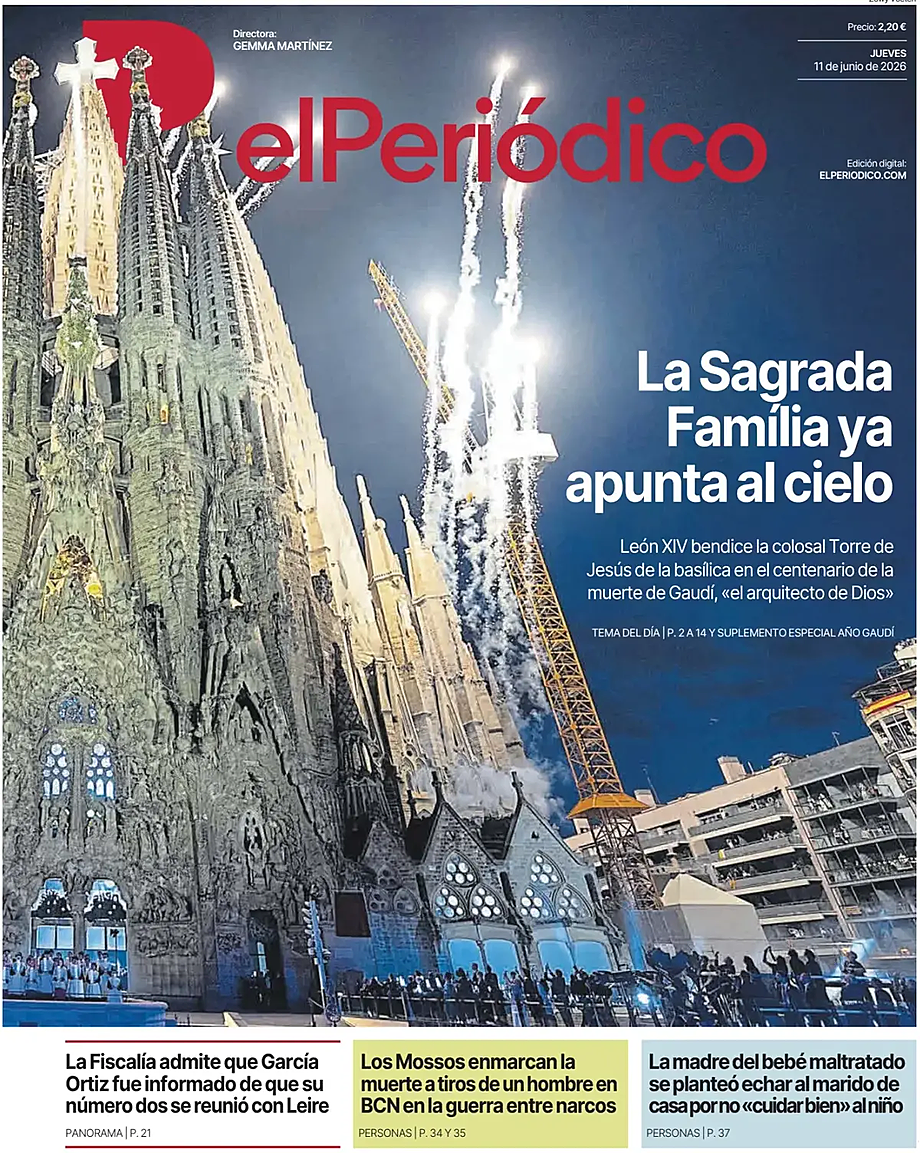 Portada El Periódico de Catalunya de hoy - Quiosco 11 junio 2026