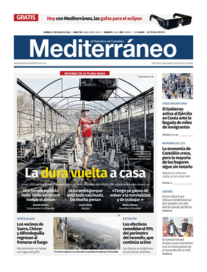 Prima pagina El Periódico Mediterráneo di oggi - Quotidiano regional