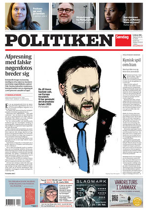 Prima pagina Politiken di oggi - Quotidiano estero