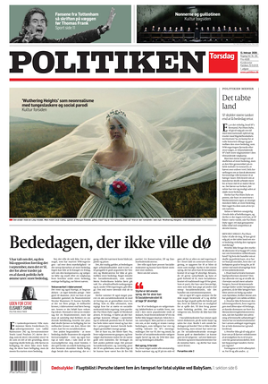 Prima pagina Politiken di oggi - Quotidiano estero