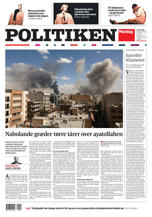 Prima pagina Politiken di oggi - Quotidiano estero