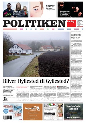 Prima pagina Politiken di oggi - Quotidiano estero
