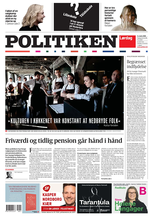 Prima pagina Politiken di oggi - Quotidiano estero