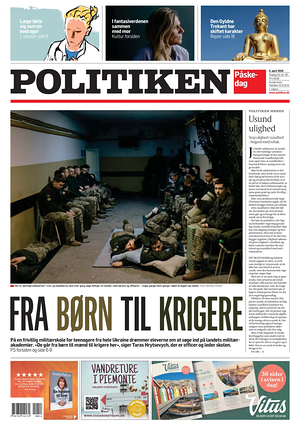 Prima pagina Politiken di oggi - Quotidiano estero