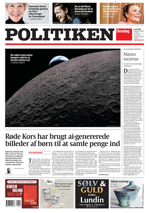 Prima pagina Politiken di oggi - Quotidiano estero