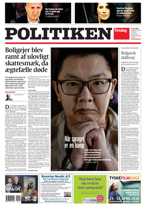 Prima pagina Politiken di oggi - Quotidiano estero