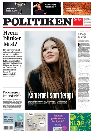 Prima pagina Politiken di oggi - Quotidiano estero