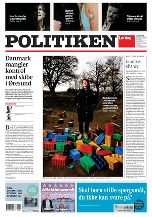 Prima pagina Politiken di oggi - Quotidiano estero