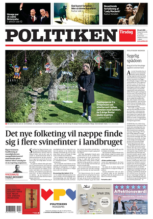 Politiken prima pagina