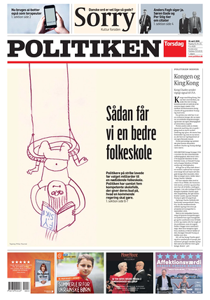 Prima pagina Politiken di oggi - Quotidiano estero