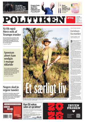 Prima pagina Politiken di oggi - Quotidiano estero