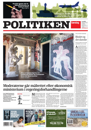Prima pagina Politiken di oggi - Quotidiano estero