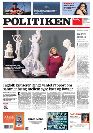 Prima pagina Politiken di oggi - Quotidiano estero