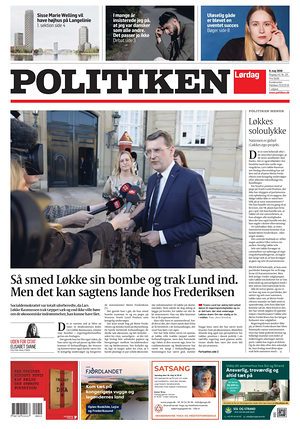 Prima pagina Politiken di oggi - Quotidiano estero