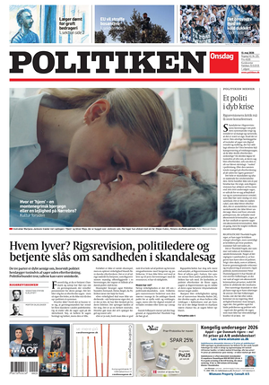 Prima pagina Politiken di oggi - Quotidiano estero