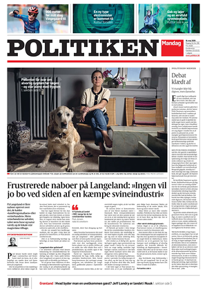 Prima pagina Politiken di oggi - Quotidiano estero