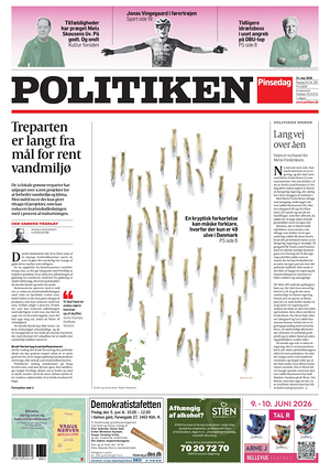 Prima pagina Politiken di oggi - Quotidiano estero
