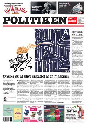 Prima pagina Politiken di oggi - Quotidiano estero