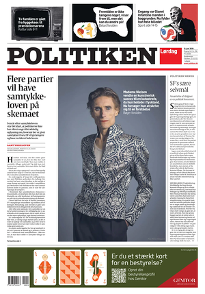 Prima pagina Politiken di oggi - Quotidiano estero