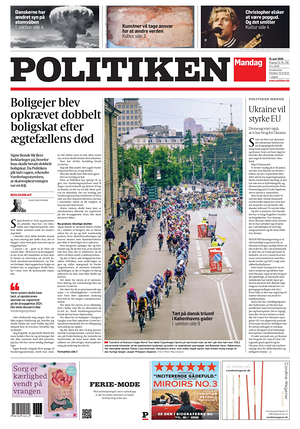 Prima pagina Politiken di oggi - Quotidiano estero