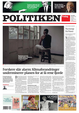 Prima pagina Politiken di oggi - Quotidiano estero