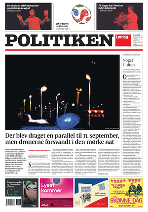 Prima pagina Politiken di oggi - Quotidiano estero