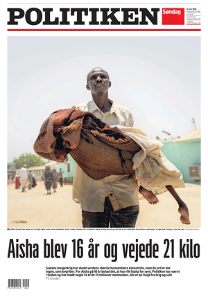 Prima pagina Politiken di oggi - Quotidiano estero