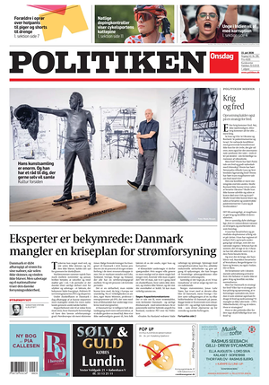 Prima pagina Politiken di oggi - Quotidiano estero
