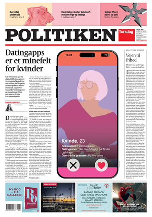 Prima pagina Politiken di oggi - Quotidiano estero