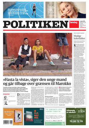 Prima pagina Politiken di oggi - Quotidiano estero