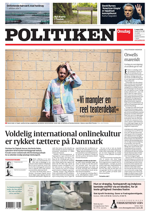 Prima pagina Politiken di oggi - Quotidiano estero