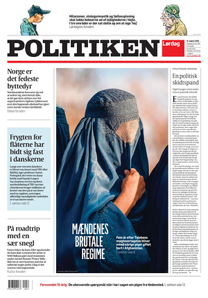 Prima pagina Politiken di oggi - Quotidiano estero