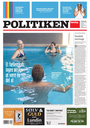 Prima pagina Politiken di oggi - Quotidiano estero