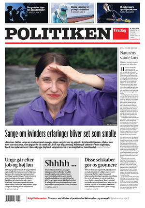 Prima pagina Politiken di oggi - Quotidiano estero